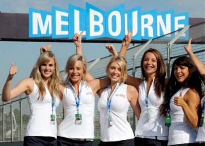 FERNANDO ALONSO YA ESTA EN ALBERT PARK EN MELBOURNE