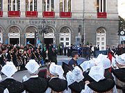 Entrada a la ceremonia de entrega de los Premios Príncipe de Asturias.